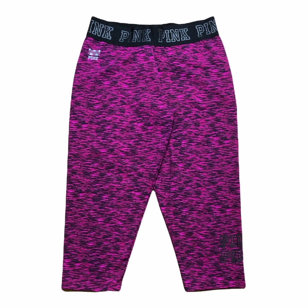 PINK VICTORIA’S SECRET Ultimate Crop Leggings Sz M
